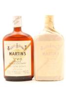 (2) Martin's Original V.V.O Blended Scotch Whisky 1/2 bottles, 1952