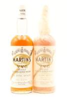 (2) Martin's Original V.V.O Blended Scotch Whisky, 1968