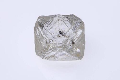 A loose uncut natural diamond crystal, of known weight 1.96 carats. Gemmologist's report available