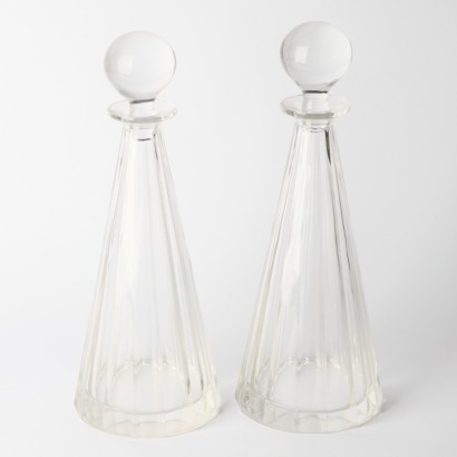 A Pair of Villeroy and Boch Decanters