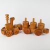 A Wooden Train by Bill Hammond