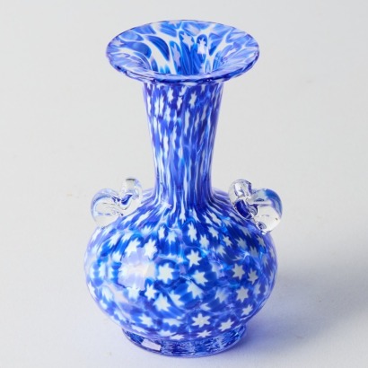 A Miliform Glass Vase