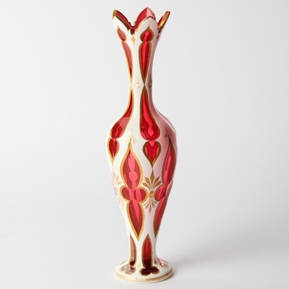 A Bohemian Glass Vase