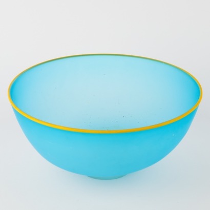 An Acid Etched Bowl by Giovanni Glass - John Croucher & John Leggott - 1994