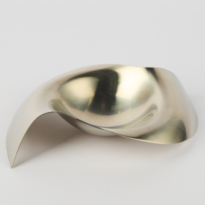 A Hit Me Straight Stainless Steel Bowl by Georg Jensen for Royal Copenhagen