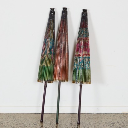 A Set of Three Vintage Parasol Umbrellas