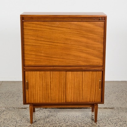 A Beaver & Tatley Teak Fall Front Desk
