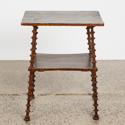 A French Bobbin Reel Side Table c. 1920s