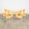 A Set of Six Series 7 Chairs by Arne Jacobsen for Fritz Hansen
