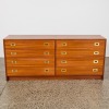 A Mid-Century Drawer with Brass Handles