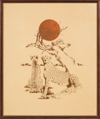 A Vintage Leopard Picture