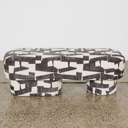 A Jacquard Bench