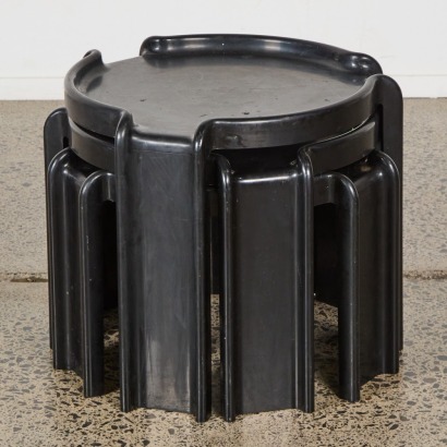 A Trio of Nesting Tables by Giotto Stoppino for Kartell