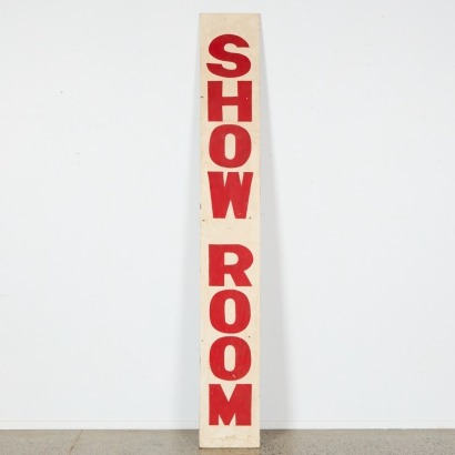 A Large Vintage Showroom Sign
