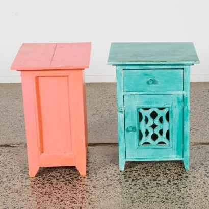 A Pair of Handmade Side Tables