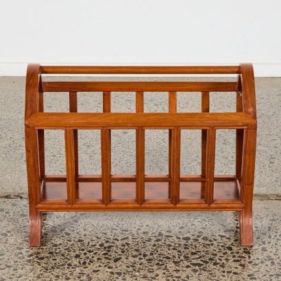 A Solid Rosewood Magazine Rack