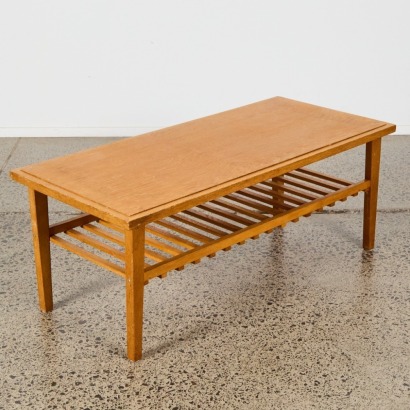 A Mid Century Oak Coffee Table