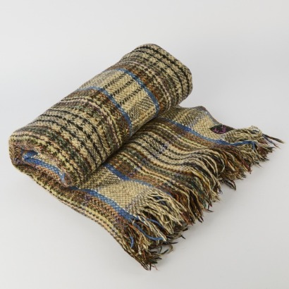 A Vintage Scottish Heather Vallet All Wool Blanket