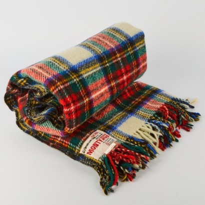 A Vintage New Zealand-Made Pure Wool Monty Rug