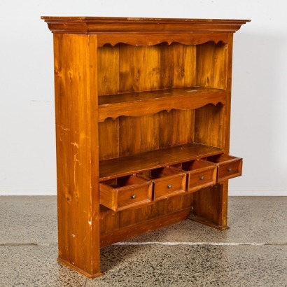 A Freestanding Rustic Hutch Unit