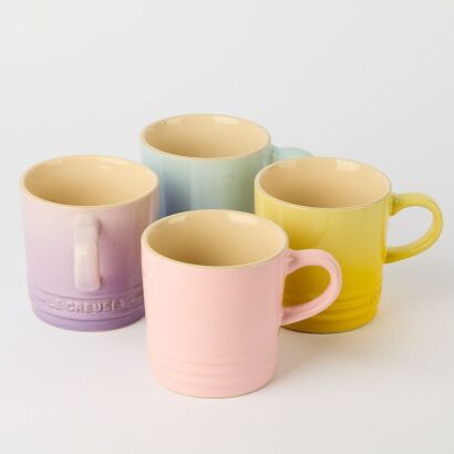 A Set of Four Le Creusert Coffee Cups