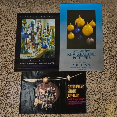 A Collection of Three Vintage Exhibition Posters