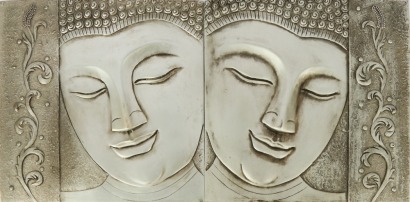 A Pair of Thai Wall Tiles