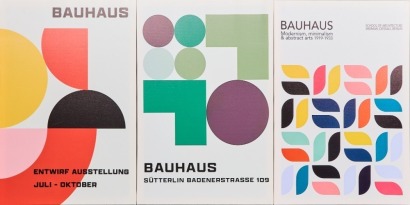 A Trio Of Bauhaus Prints