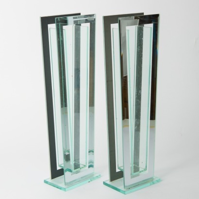 A Pair of Tall Habitat Vases