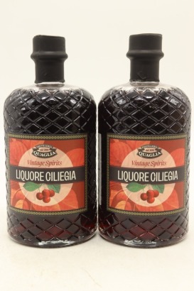 (2) Antica Distilleria Quaglia Liquore Ciliegia, Italy, 25% ABV