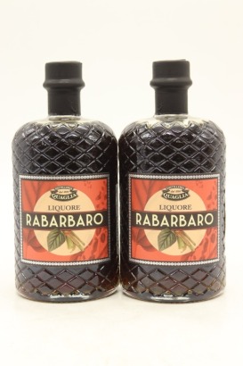 (2) Antica Distilleria Quaglia Liquore Rabarbaro, Italy, 20% ABV