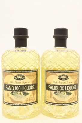 (2) Antica Distilleria Quaglia Sambuco Elderflower Liquore, Italy, 20% ABV