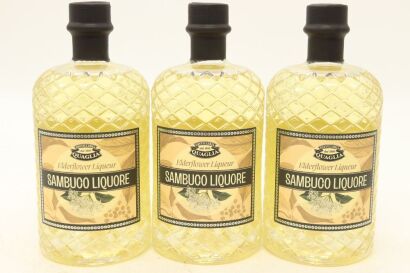 (3) Antica Distilleria Quaglia Sambuco Elderflower Liquore, Italy, 20% ABV