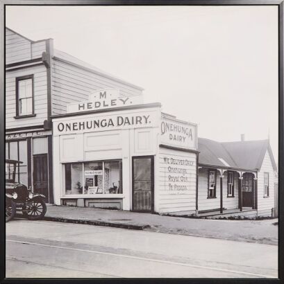 An Onehunga Dairy Lounge Print