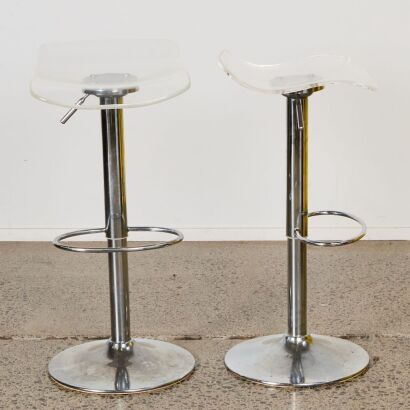 A Pair of Bauhaus Barstools