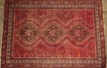 A Hand-Knotted Persian Rug