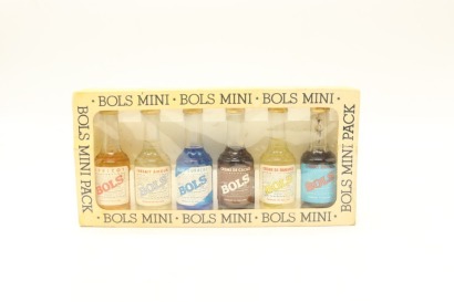 (1) Bols Miniature Pack, 6 Bottles Sold as One Lot