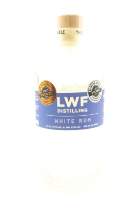 (1) LWF Distilling White Rum, New Zealand, 40% ABV, 500ml