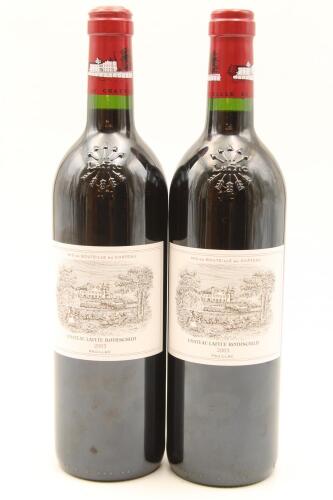 (2) 2003 Chateau Lafite Rothschild, Pauillac [RP100] [JR18] [WS96] [WE97]