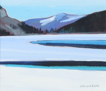 SHIRLEY CHINNECK Frozen Lake (Jasper National Park)