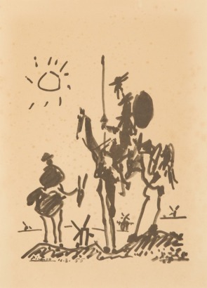 AFTER PABLO PICASSO Don Quixote