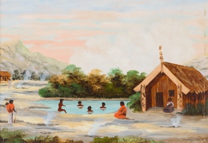 JOHN PHILEMON BACKHOUSE Lake Tarawera, Mt. Tarawera in the Distance