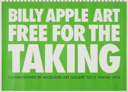 BILLY APPLE Art Free For The Taking