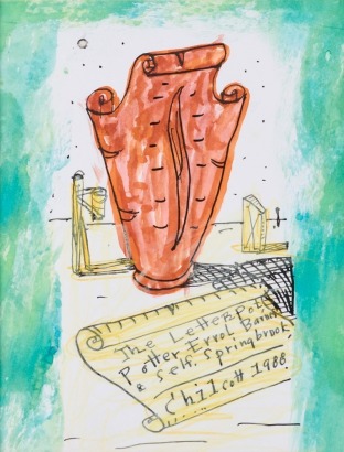 GAVIN CHILCOTT The letter pot