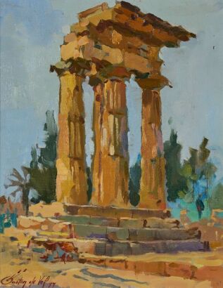 GASTON DE VEL Acient Ruins, Sicily