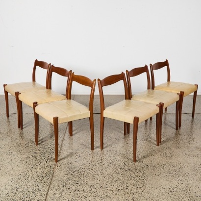 A Suit of Six Fleur 68 Dining Chairs