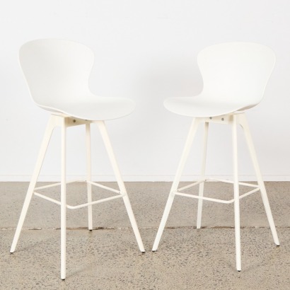 A Pair Of BoConcept Adelaide Barstools By Henrik Pedersen