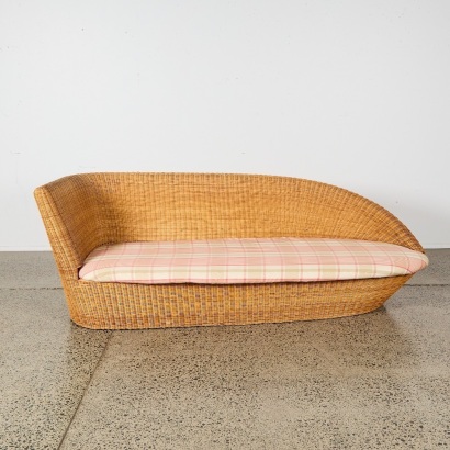 An Italian Rattan Day Bed