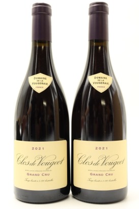 (2) 2021 Domaine de la Vougeraie Clos de Vougeot Grand Cru, Cote de Nuits [WS95]
