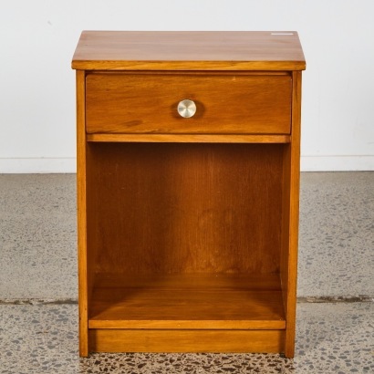 An Art Deco Rimu Bedside Cabinet